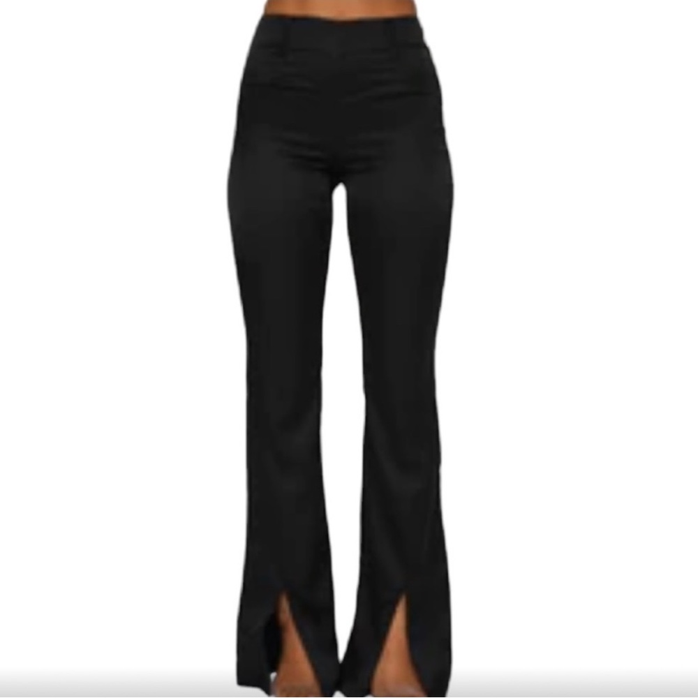 White Fox Split hem pants